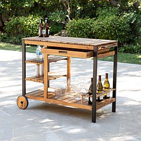 Southern Enterprises Murcott Outdoor Bar Cart