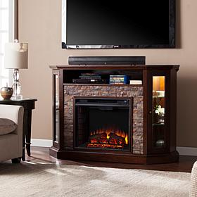 Southern Enterprises Redden Corner Convertible Electric Fireplace