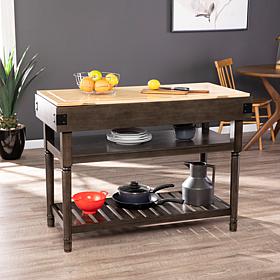Southern Enterprises Waysmere Stationary Kitchen Island
