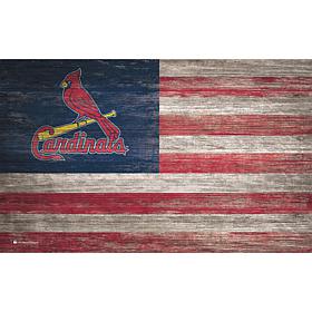 St. Louis Cardinals Distressed Flag 11x19