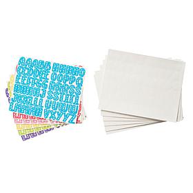 Stamps of Life Floral Alphabet Letter Stickers Bundle