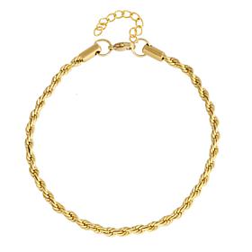 Stately Steel Rope Chain Ankle Bracelet