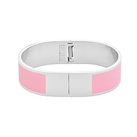 Stately Steel Stackable Enamel Bangle Bracelet