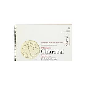 Strathmore 500 Series Charcoal Paper Pads White 12" x 18"