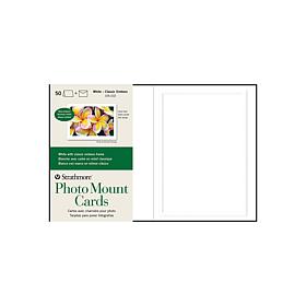 Strathmore Photo Mount Greeting Cards - White/50-pack