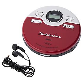 Studebaker Personal CD Player w/Earbuds & FM Radio