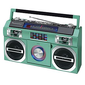 Studebaker Retro Bluetooth Boombox w/CD Player, Radio & Cover