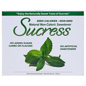Sucress Stevia Non-Caloric Sweetener - 250 Packets