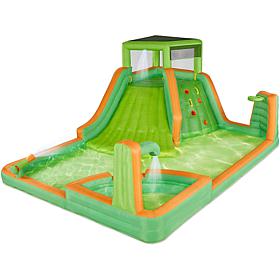 Sunny & Fun Four Corner Inflatable Water Slide Park