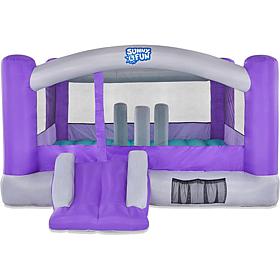 Sunny & Fun Inflatable Bounce House with Air Blower