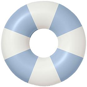 SUNNYLiFE Navy Stripe Inflatable Tube Pool Ring 41.7"