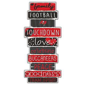 Tampa Bay Buccaneers Celebrations Stack 24" Sign 