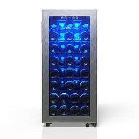 TCL 38-Bottle 3.4 Cubic-foot Wine Cooler with LED Lighting