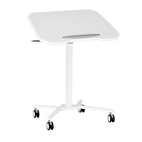 Techni Mobili Sit-to-Stand Mobile Laptop Computer Stand w/Tiltable Top