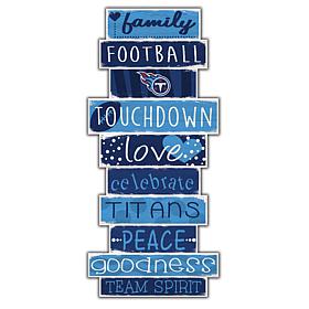 Tennessee Titans Celebrations Stack 24" Sign 