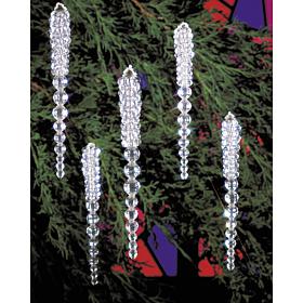 The Beadery Holiday Beaded Ornament Kit - Sparkling Icicles