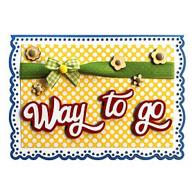 The Stamps of Life 5x7 Deckle Edge Card Base Die Set