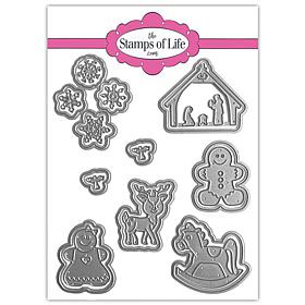 The Stamps of Life extras4snowglobe Dies