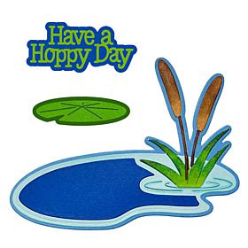 The Stamps of Life Frog Background Die Set