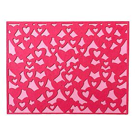 The Stamps of Life Horizontal Heart Background Die Set