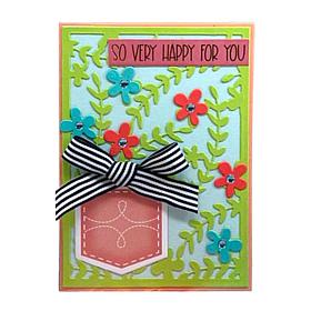 The Stamps of Life Mini A1 Flower & Vine Card Base Die Set