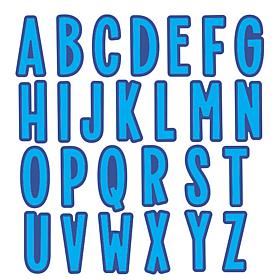 The Stamps of Life Solid Alphabet Die Set