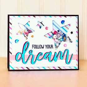 The Stamps of Life Statement Dream Stamp and Die Combo Pack