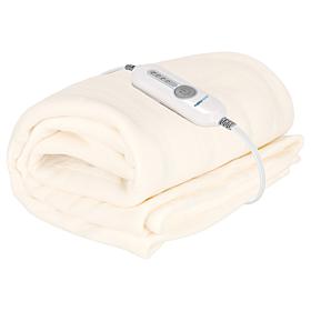 Therahaus by Therapedic Heated Throw 50x60 Inches Ivory