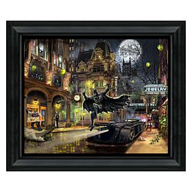 Thomas Kinkade Batman™ Gotham City™ - 16" x 20" Brushstroke Vignette