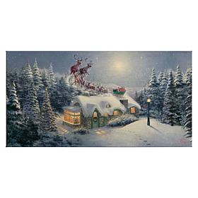 Thomas Kinkade Conquering the Storms - 16" x 31" Gallery Wrapped Ca...