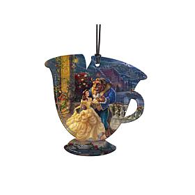 Thomas Kinkade Disney Hanging Print - Beauty and the Beast Dancing