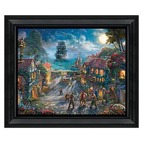 Thomas Kinkade Disney Pirates of the Caribbean - 16" x 20" Brushstr...