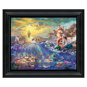 Thomas Kinkade Disney The Little Mermaid - 16" x 20" Brushstroke Vi...