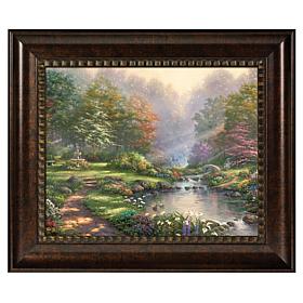 Thomas Kinkade Reflections of Faith - 16" x 20" Brushstroke Vignett...
