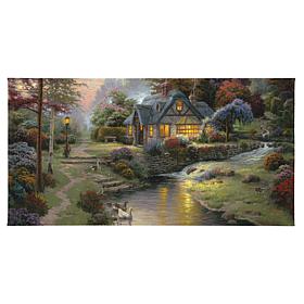 Thomas Kinkade Stillwater Cottage - 16" x 31" Gallery Wrapped Canvas
