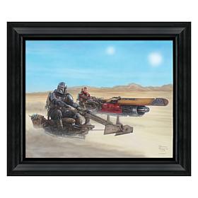 Thomas Kinkade The Mandalorian - The Marshal - 16" x 20" Brushstrok...