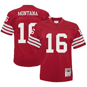 Toddler Mitchell & Ness Joe Montana Scarlet San Francisco 49ers 199...