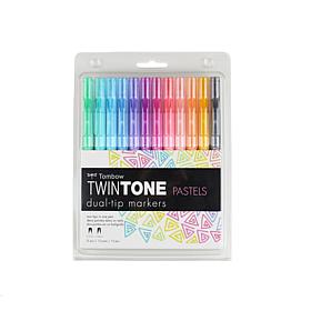 Tombow TwinTone Dual Tip Markers 12-pack