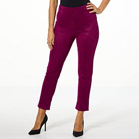 Tower Hill by Christie Brinkley Faux Suede Ankle Pant