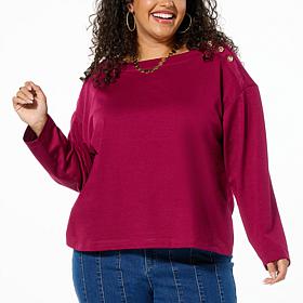 Tower Hill by Christie Brinkley Long Sleeve Knit Top