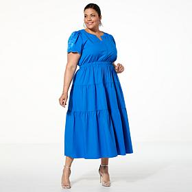 Tower Hill by Christie Brinkley Multi-Tier Maxi Dress