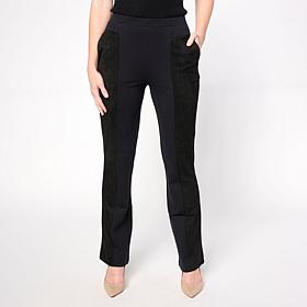Tower Hill by Christie Brinkley Pull-On Mixed Media Bootcut Pant
