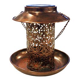 Tower Hill by Christie Brinkley Solar Light Bird Feeder