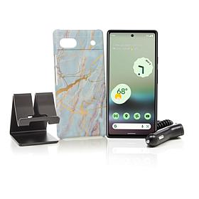 Tracfone Google Pixel 6a with Unlimited Talk, Text, 24GB Data -1 Year