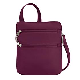 Travelon Classic Anti-Theft Slim Double Zip Crossbody