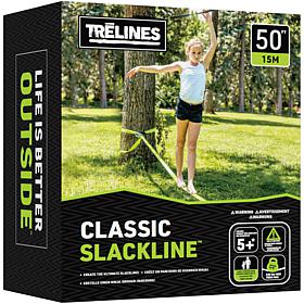 Trelines Classic Slackline 50ft Ratchet Outdoor Play