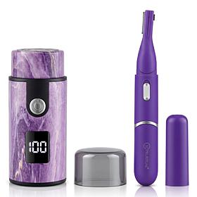 TruRitual Face & Body Trimmer Set with Eyebrow Trimmer
