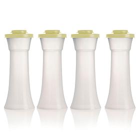 Tupperware 4-piece Hourglass Seasoning Shaker Set