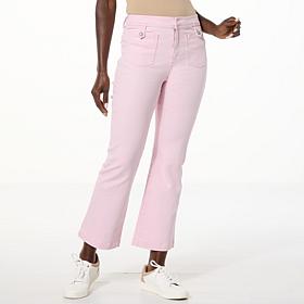 TWRHLL by Christie Brinkley Flare-Leg Ankle Jean