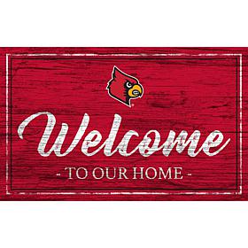 University of Louisville Team Color Welcome Sign - 11x19"
